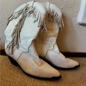vintage leather acme cowgirl boots